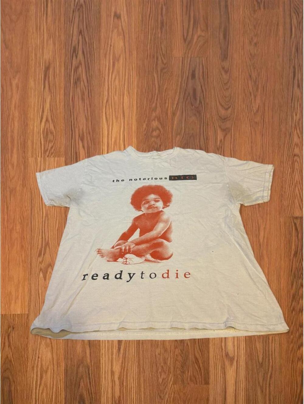 The Notorious B.I.G. Ready To Die Graphic T-Shirt Hip Hop Rap Tee Size Large